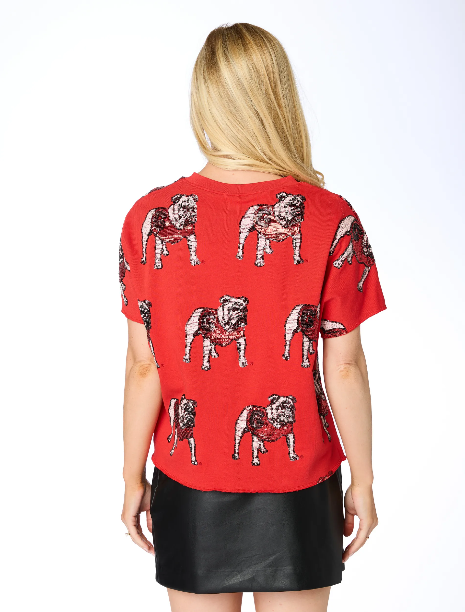 The Bulldogs Sequin French Terry Top sold by Buddy Love product image thumbnail 2