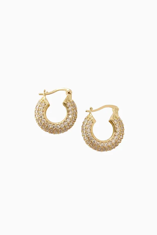 Julie Hoop Earring - Gold sold by Buddy Love