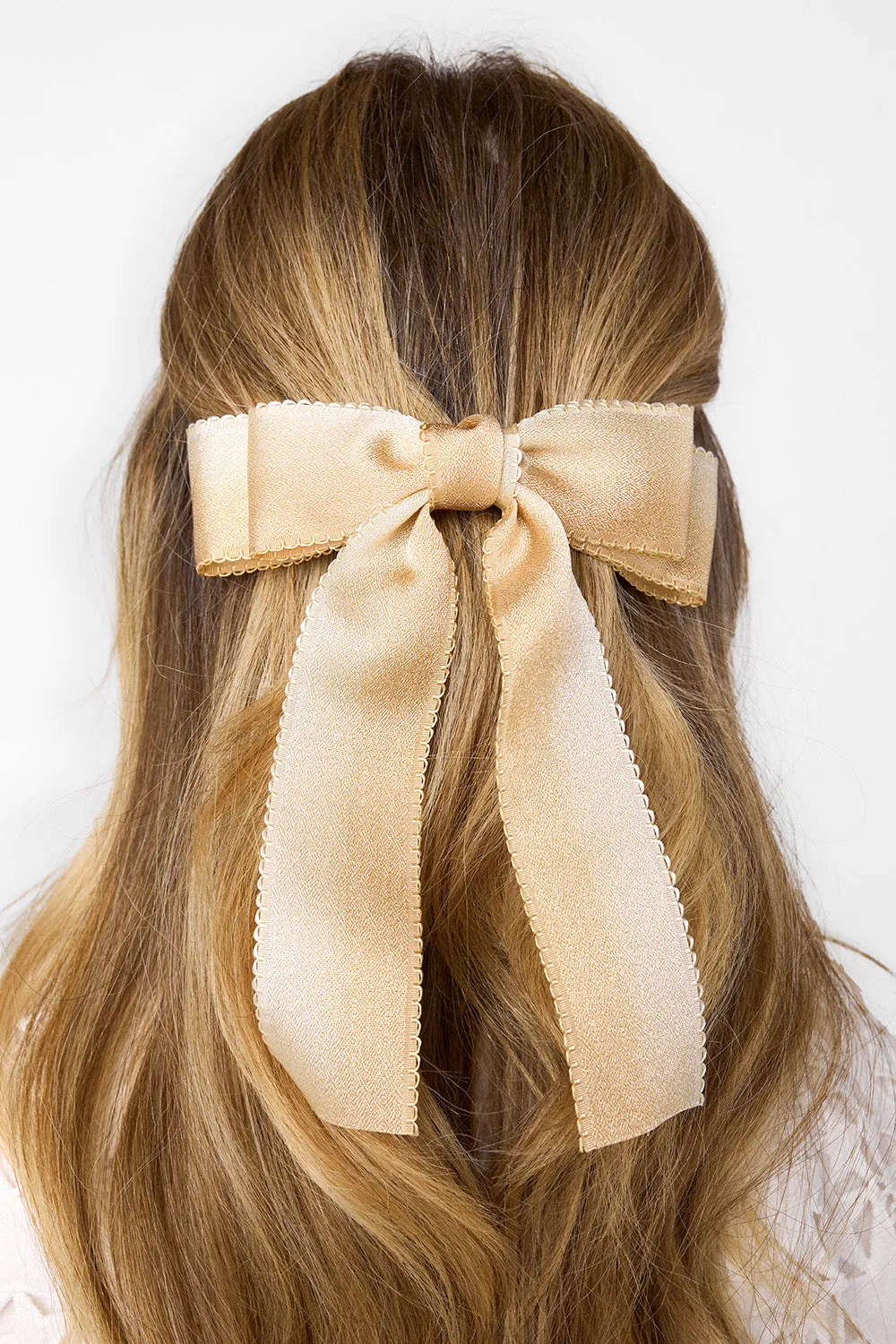 Wren Hairbow - Taupe sold by Buddy Love