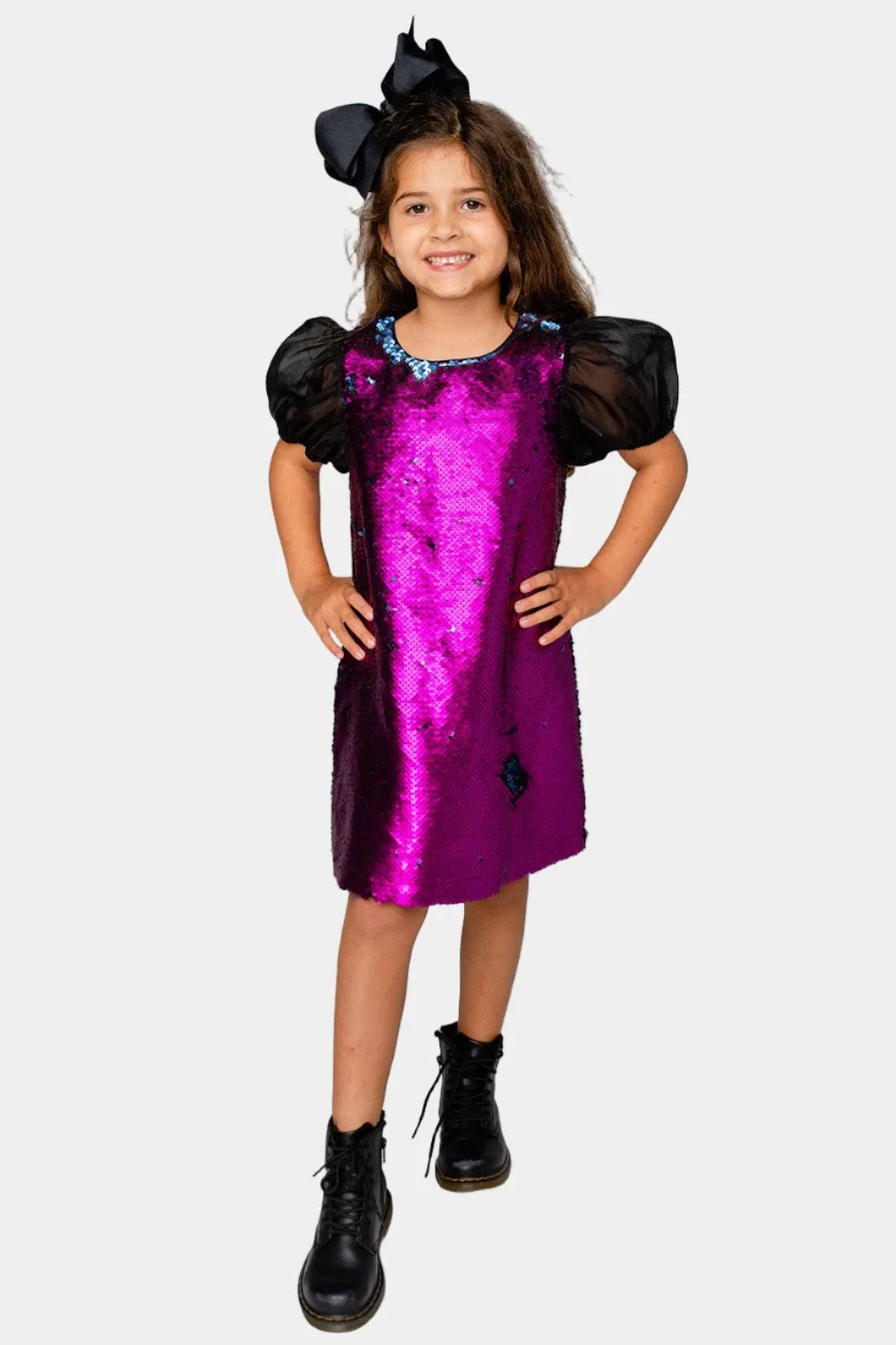 Gigi Sequin Girls Dress - Barbie sold by Buddy Love