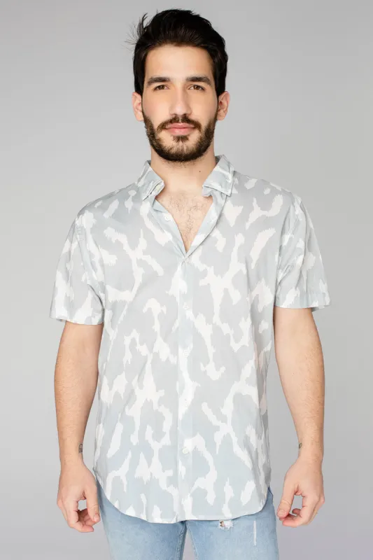 Robert Button Down Dress Shirt - Slate sold by Buddy Love