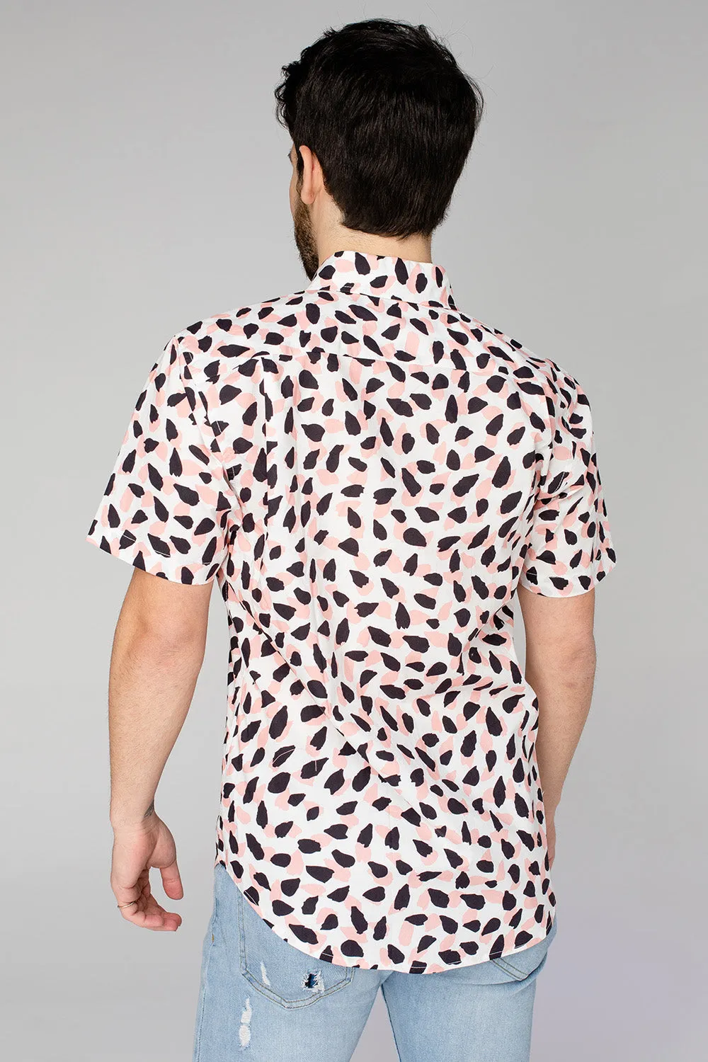 Robert Button Down Dress Shirt - Flamingo sold by Buddy Love product image thumbnail 3