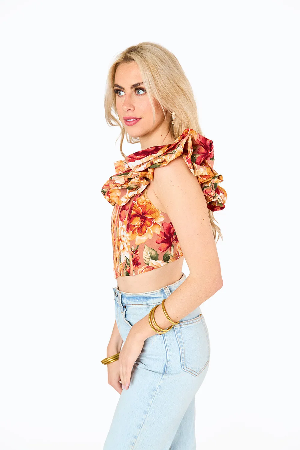 Della Corset Top - Harvest sold by Buddy Love product image thumbnail 4