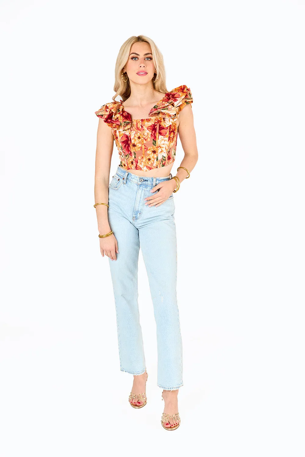Della Corset Top - Harvest sold by Buddy Love product image thumbnail 3