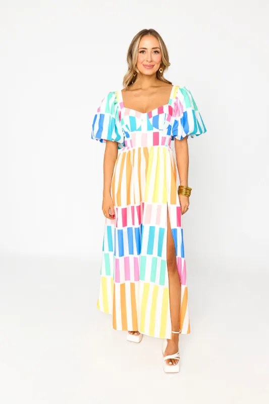 Jacqueline Sweetheart Neckline Midi Dress - Newport sold by Buddy Love