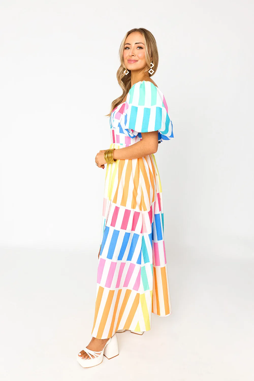 Jacqueline Sweetheart Neckline Midi Dress - Newport sold by Buddy Love product image thumbnail 2