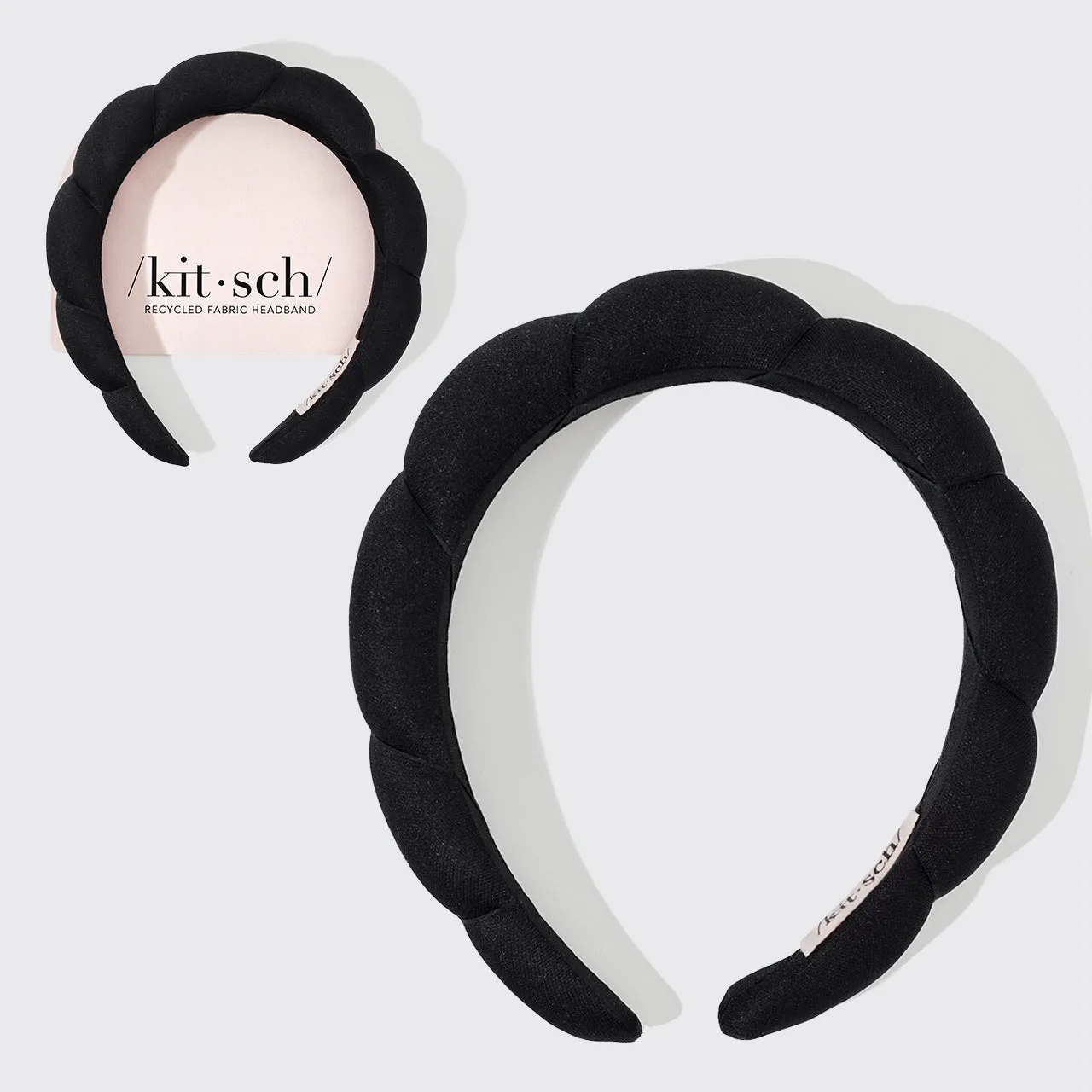 Recycled Fabric Cloud Headband 1pc - Black sold by Buddy Love