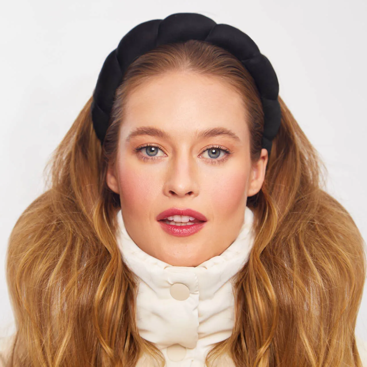 Recycled Fabric Cloud Headband 1pc - Black sold by Buddy Love product image thumbnail 3