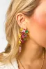 Jeweled Statement Earrings - Pastel sold by Buddy Love