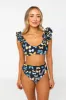 Mariposa Ruffle Shoulder Bikini Top sold by Buddy Love