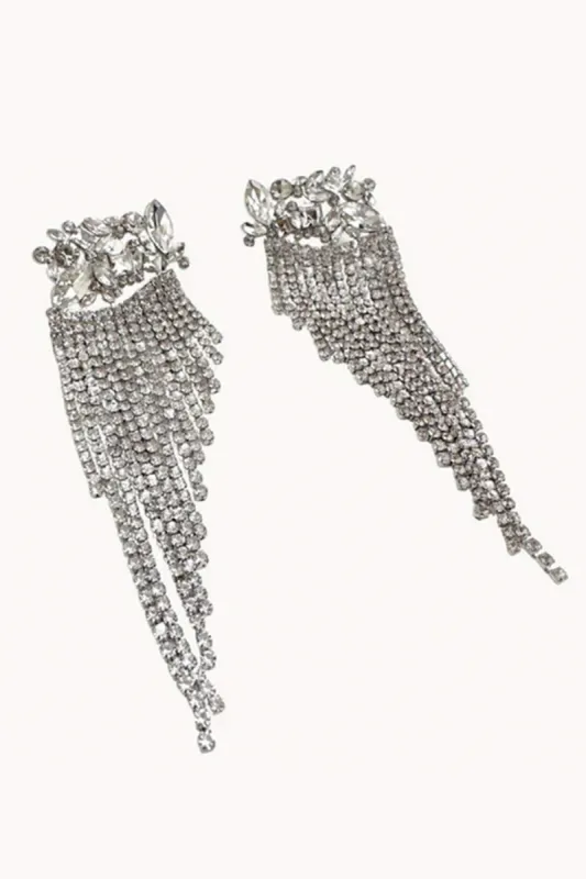 Charlotte Statement Earrings - Silver sold by Buddy Love