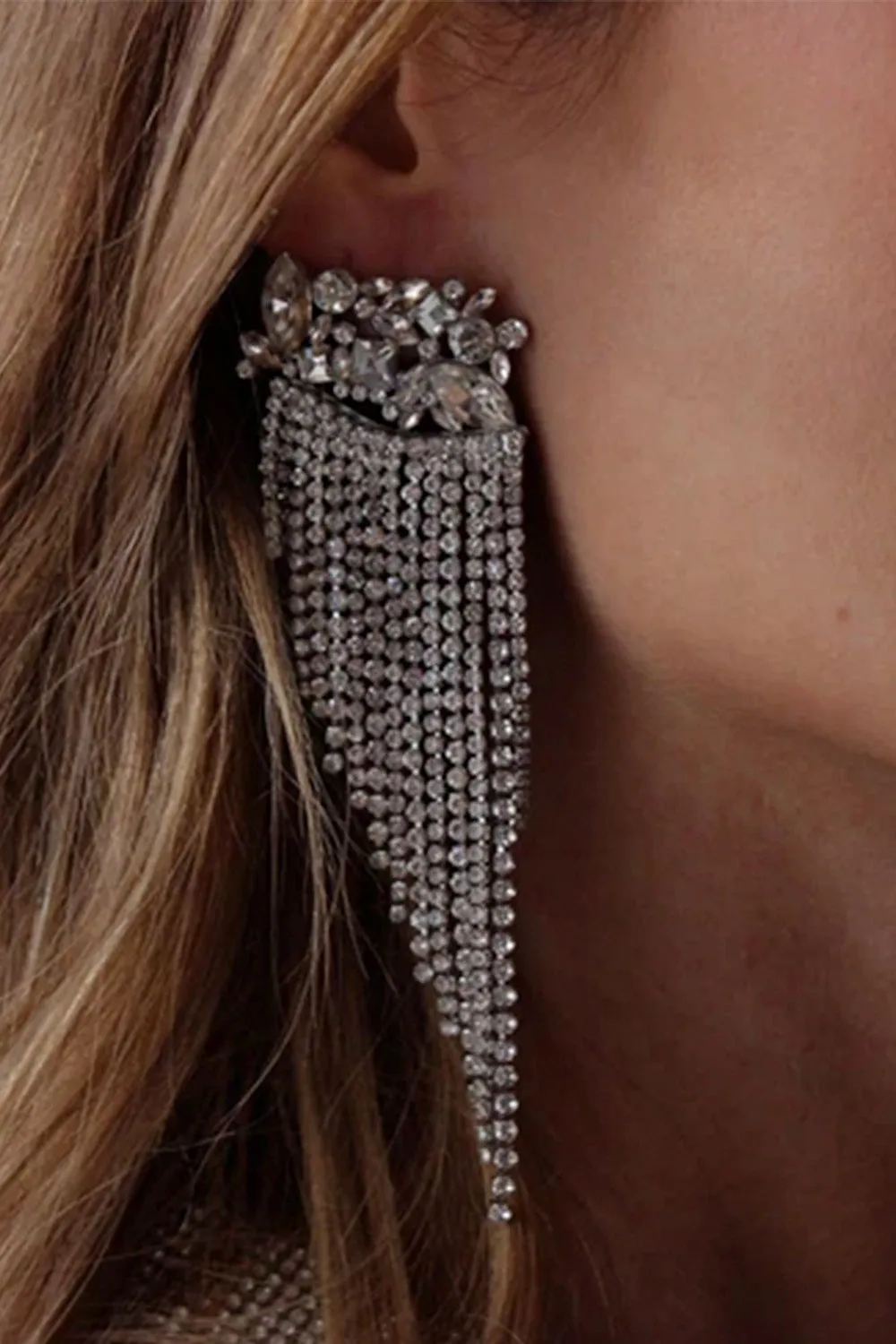 Charlotte Statement Earrings - Silver sold by Buddy Love product image thumbnail 2