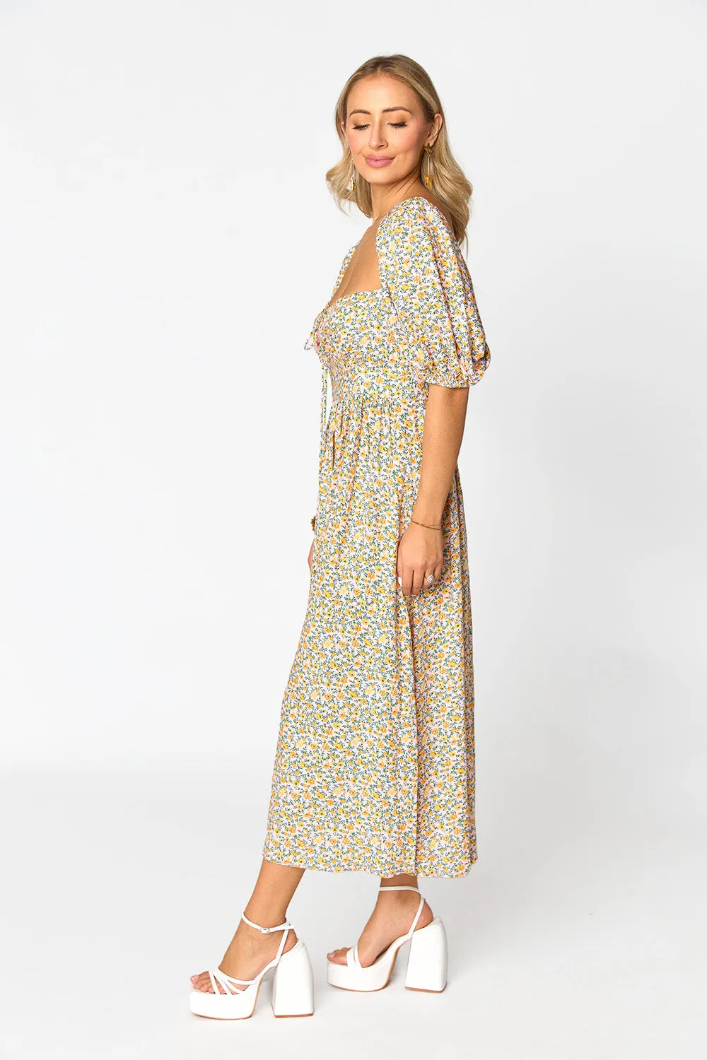 Olsen Midi Dress - Magnolia sold by Buddy Love product image thumbnail 5