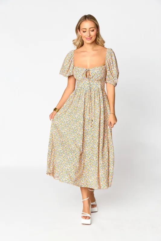 Olsen Midi Dress - Magnolia sold by Buddy Love