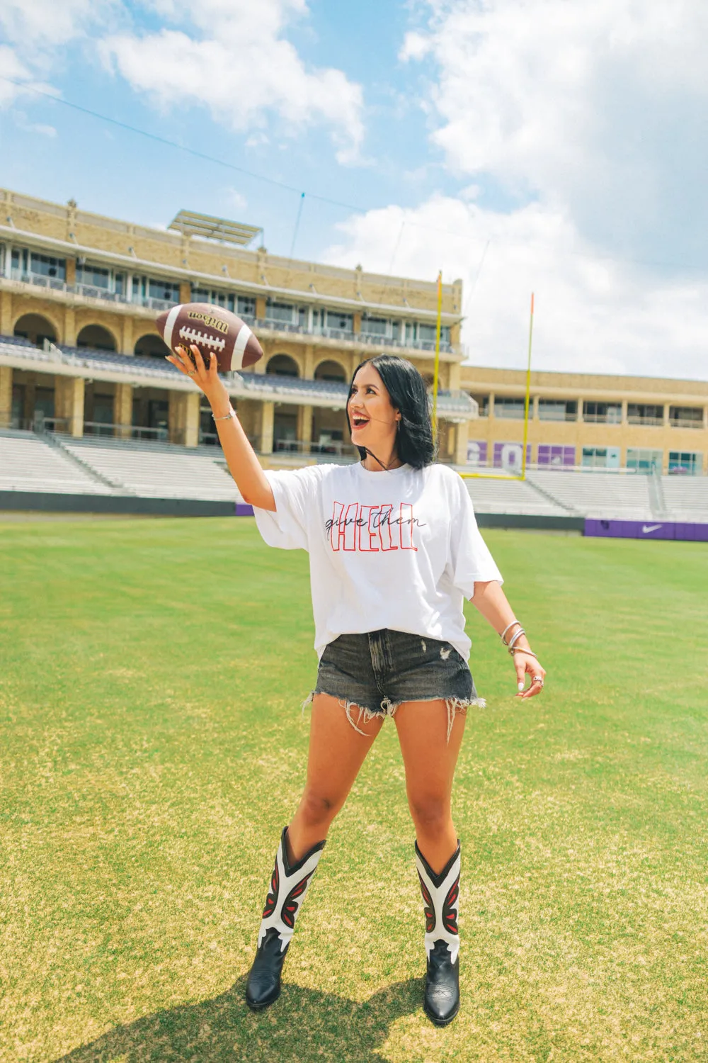 BuddyLove Marshall Oversized Graphic Tee - Give Them Hell sold by Buddy Love product image thumbnail 4