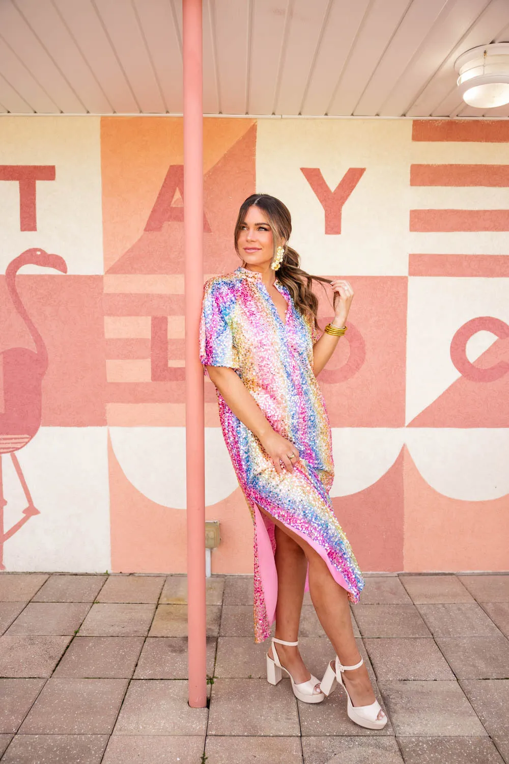 Leighton Sequin Midi Dress - Loving Me sold by Buddy Love product image thumbnail 2