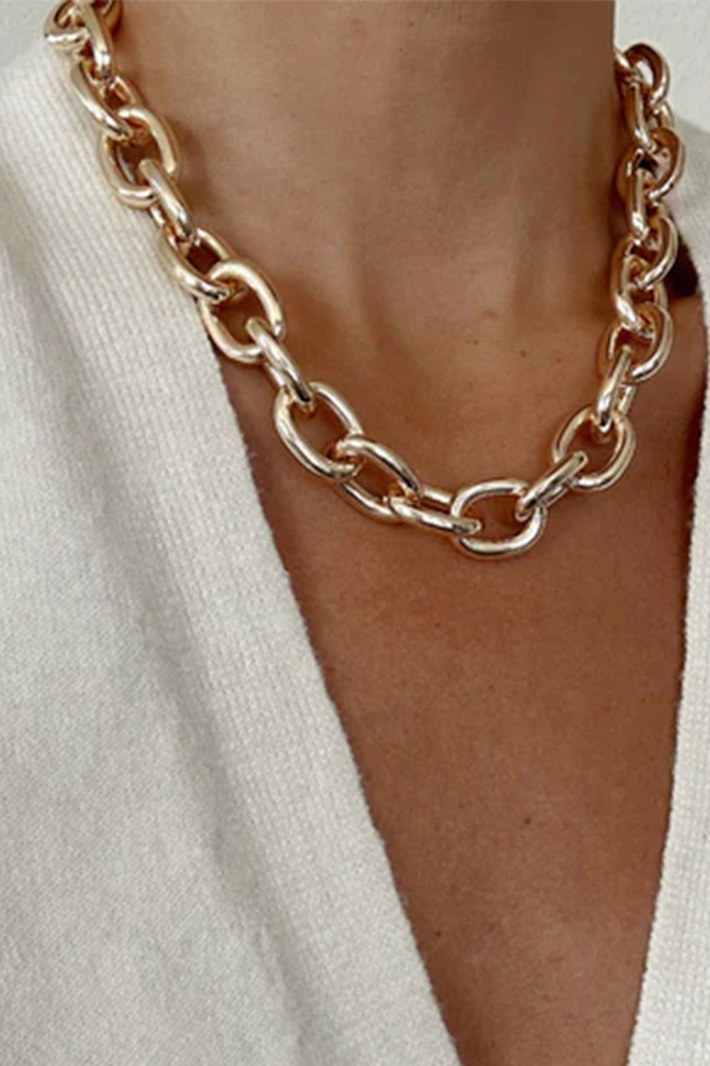 Link Chain Necklace - Gold sold by Buddy Love