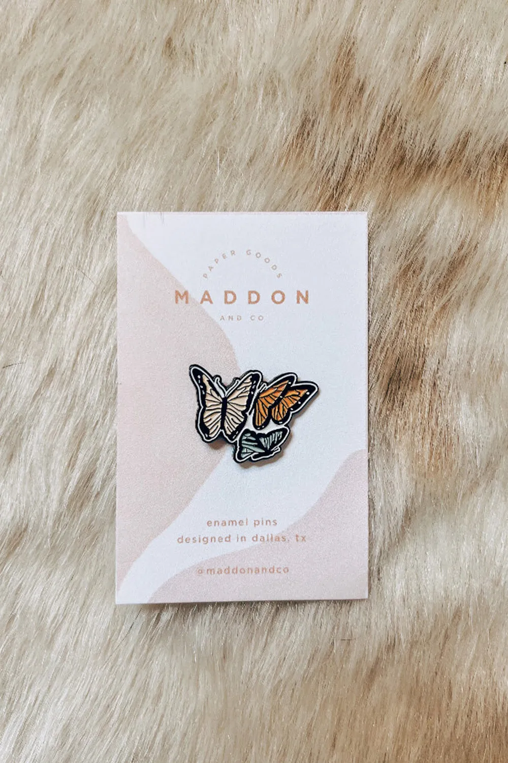 Enamel Pin - Butterfly sold by Buddy Love