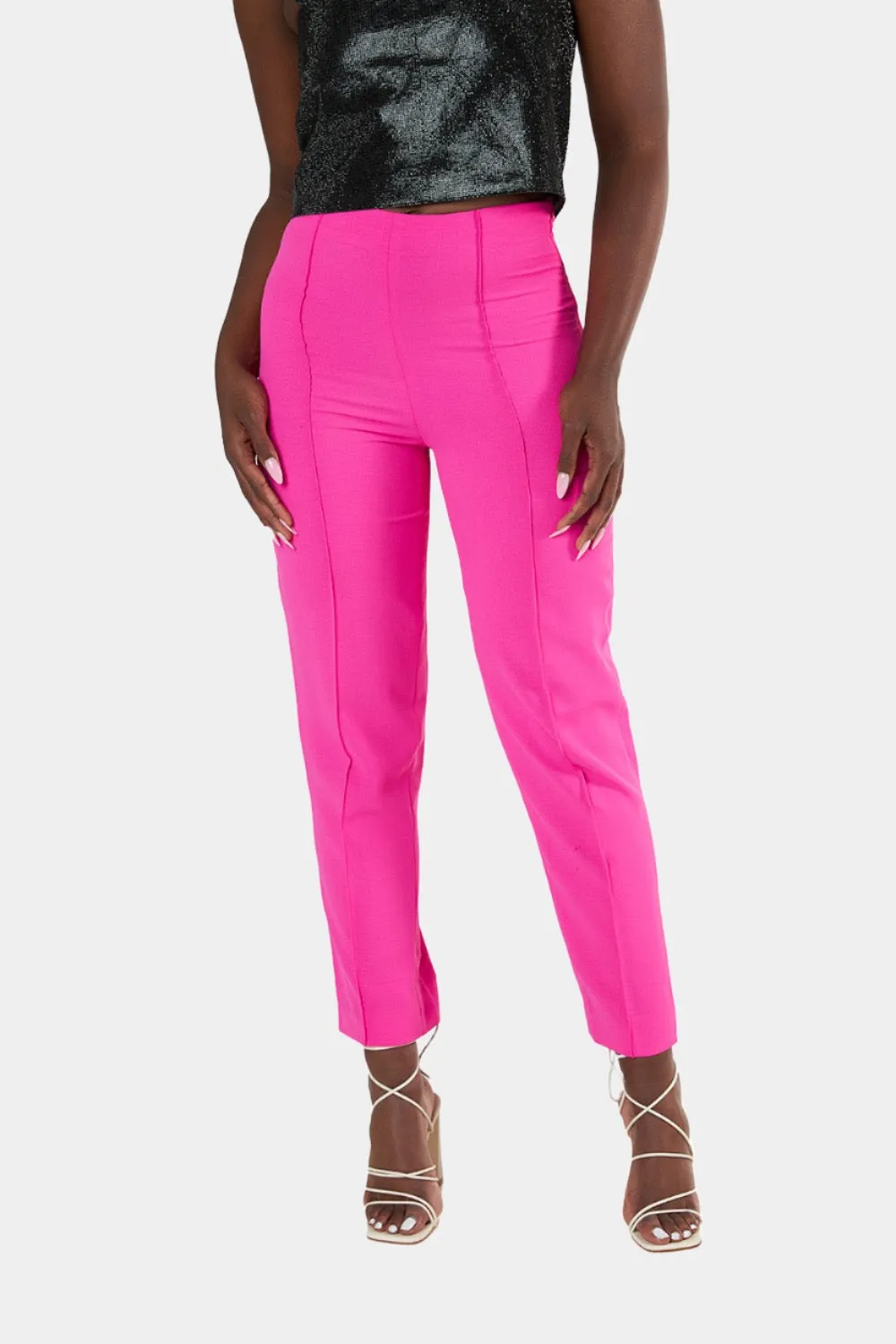 Waldorf High-Waisted Pants - Azalea sold by Buddy Love