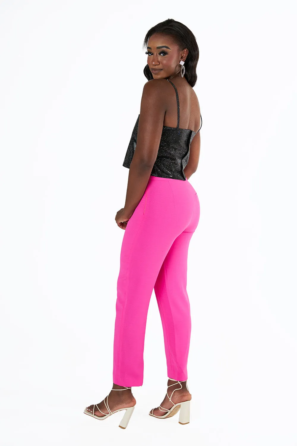 Waldorf High-Waisted Pants - Azalea sold by Buddy Love product image thumbnail 4
