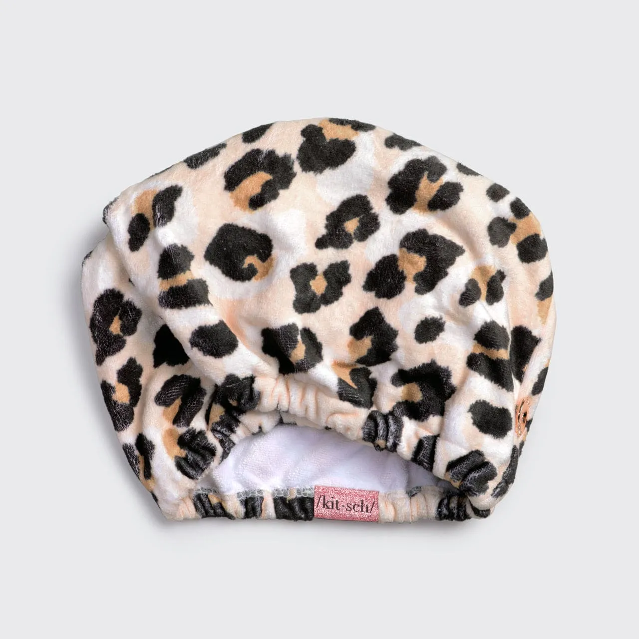 Microfiber Hair Towel in Leopard sold by Buddy Love product image thumbnail 2