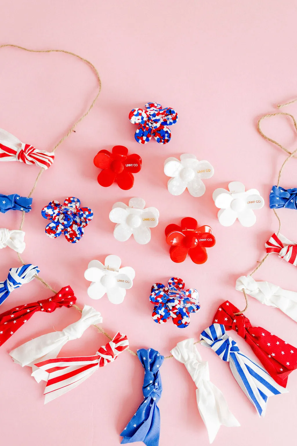 Flower Hair Clip - Gigi - True Red sold by Buddy Love product image thumbnail 4