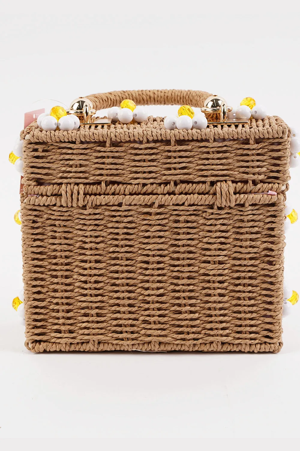 Daisy Bag - Tan + White sold by Buddy Love product image thumbnail 4