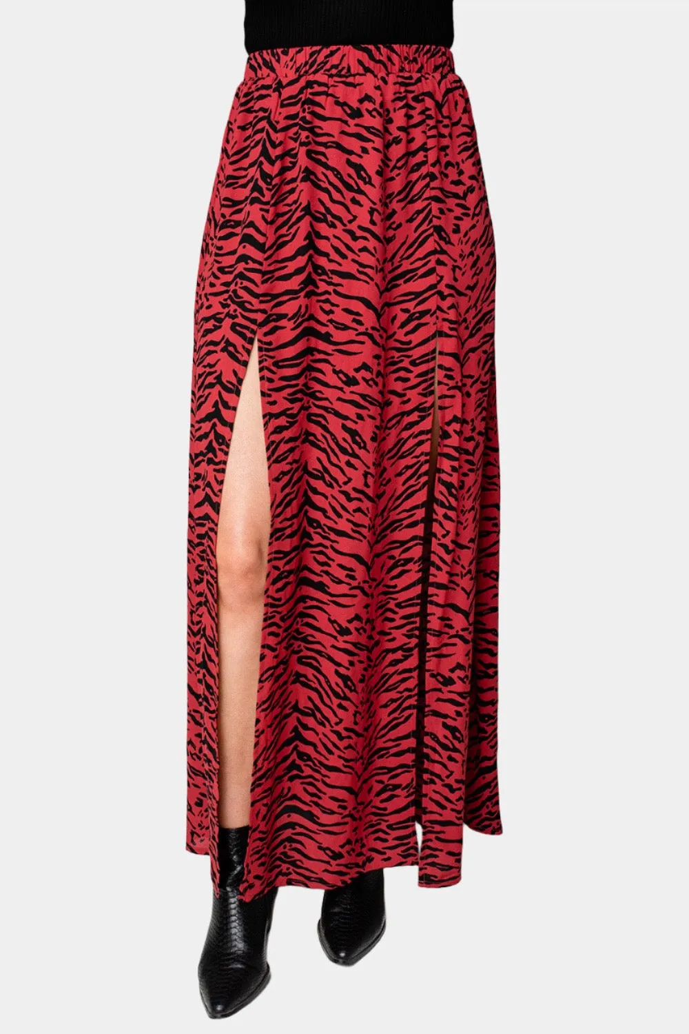 Bridget Maxi Skirt - Tigers Blood sold by Buddy Love