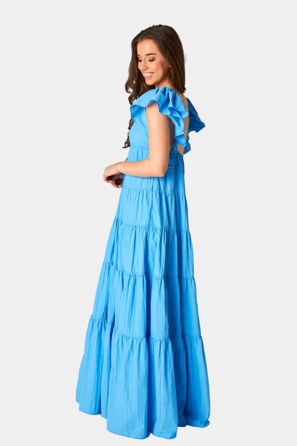 Holland Tiered Maxi Dress - Aquatic sold by Buddy Love product image thumbnail 3