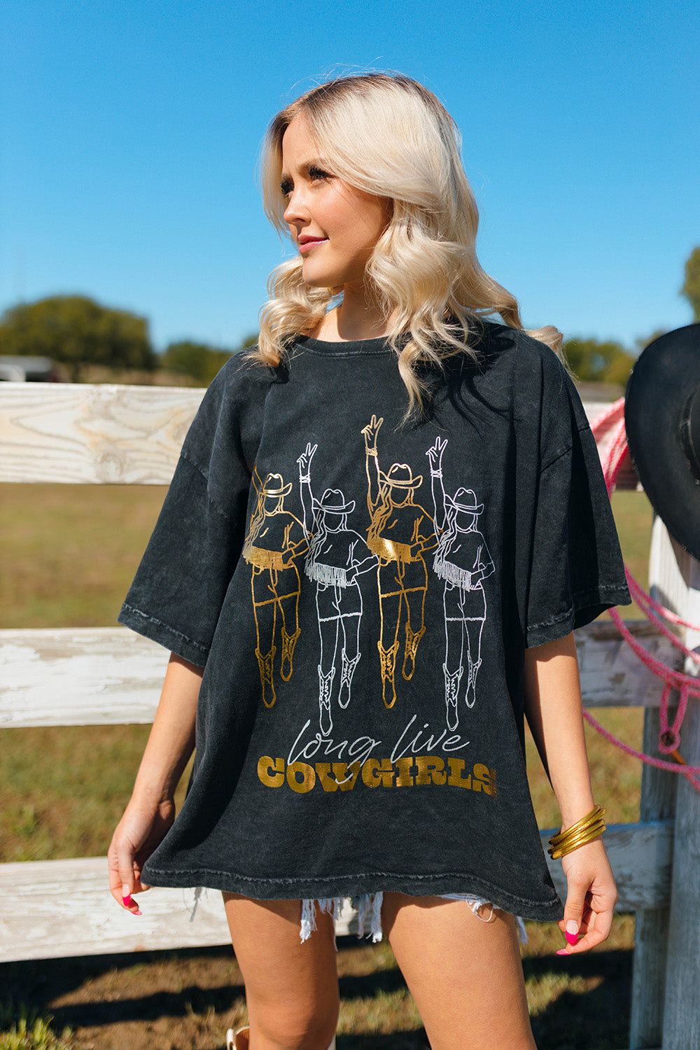 BuddyLove Travis Graphic Tee - Long Live Cowgirls sold by Buddy Love