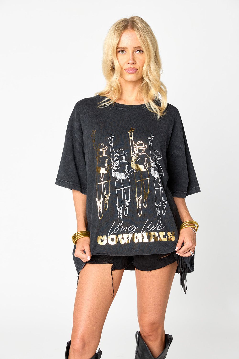 BuddyLove Travis Graphic Tee - Long Live Cowgirls sold by Buddy Love product image thumbnail 3