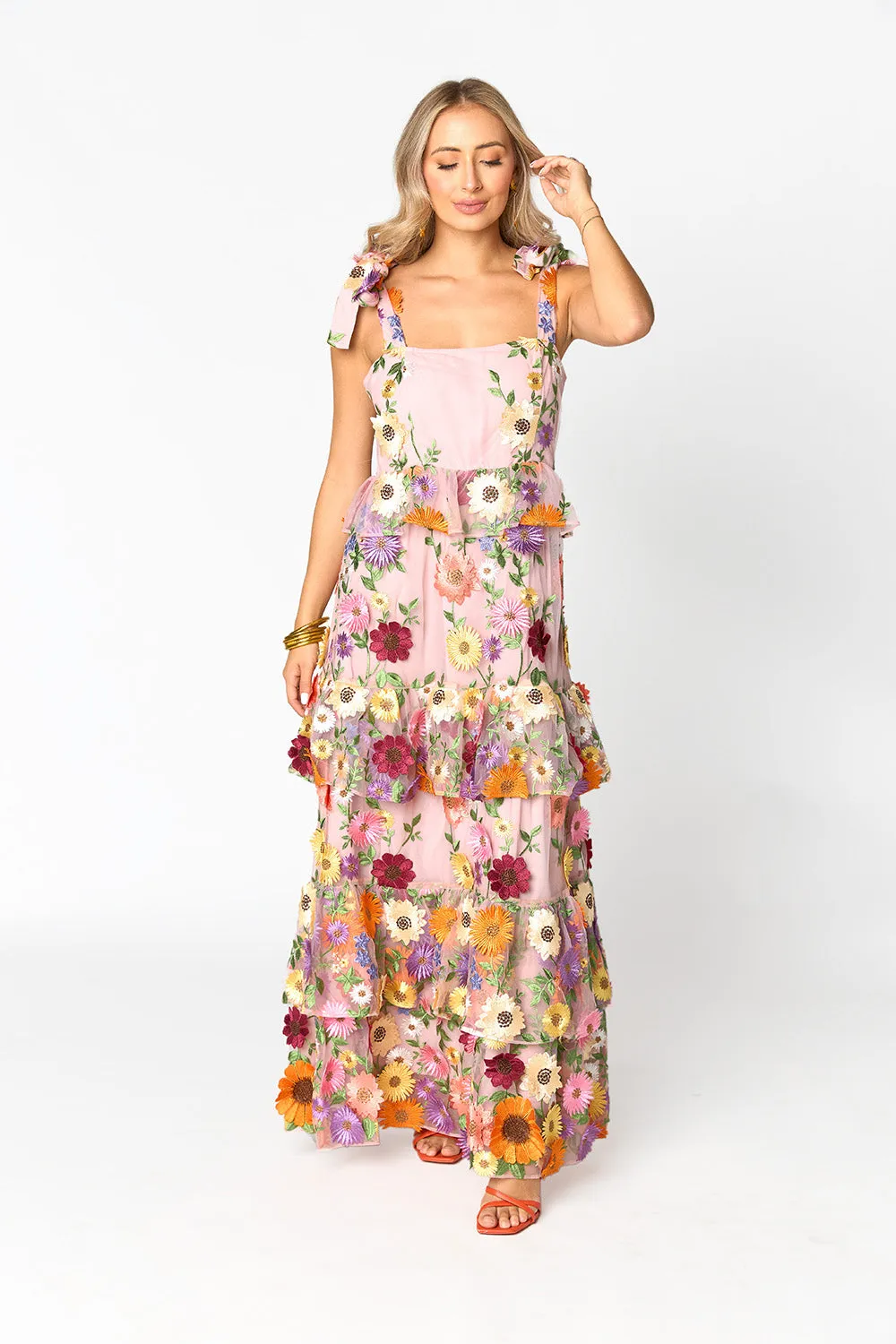 Edie Tie-Shoulder Maxi Dress - Sunsational sold by Buddy Love product image thumbnail 2