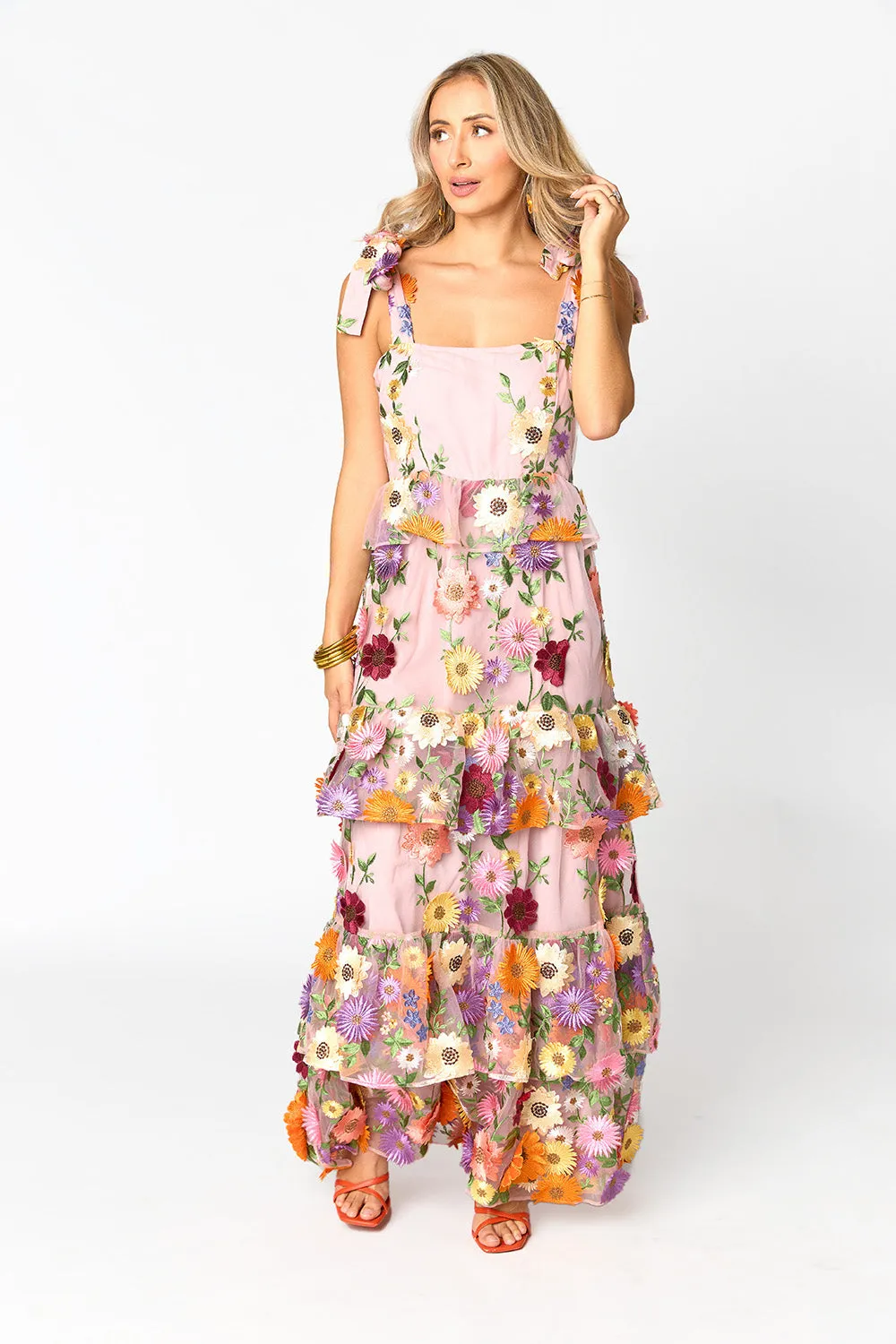 Edie Tie-Shoulder Maxi Dress - Sunsational sold by Buddy Love product image thumbnail 5