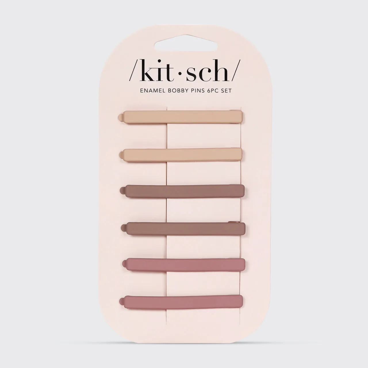 Enamel Bobby Pins 6pcs- Terracotta sold by Buddy Love product image thumbnail 2