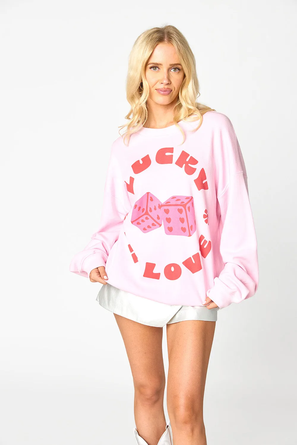Vickie Graphic Sweatshirt - Lucky in Love sold by Buddy Love product image thumbnail 3
