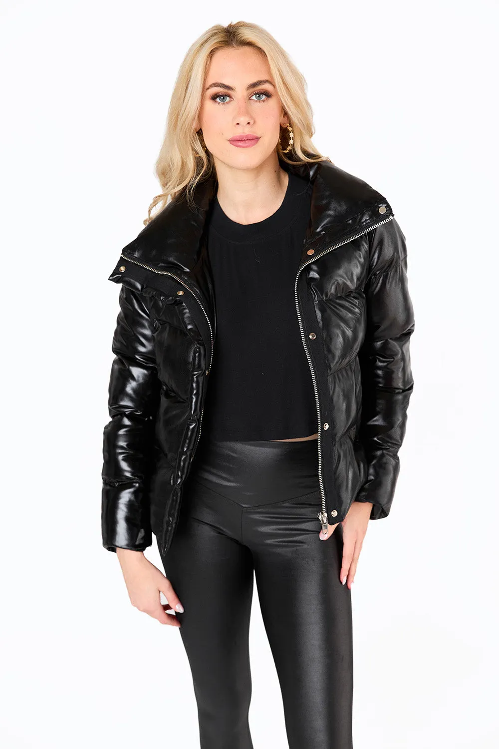 Addison Puffer Jacket - Onyx sold by Buddy Love product image thumbnail 3