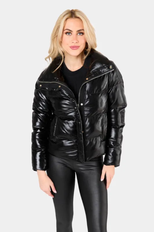 Addison Puffer Jacket - Onyx sold by Buddy Love
