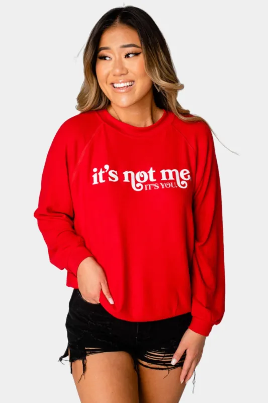 Gene Graphic Sweatshirt - It's Not Me It's You sold by Buddy Love