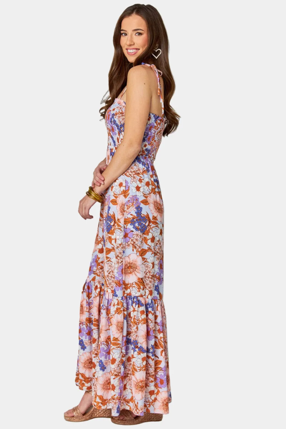Kendra Tie Shoulder Maxi Dress - Hippie Hollow sold by Buddy Love product image thumbnail 3
