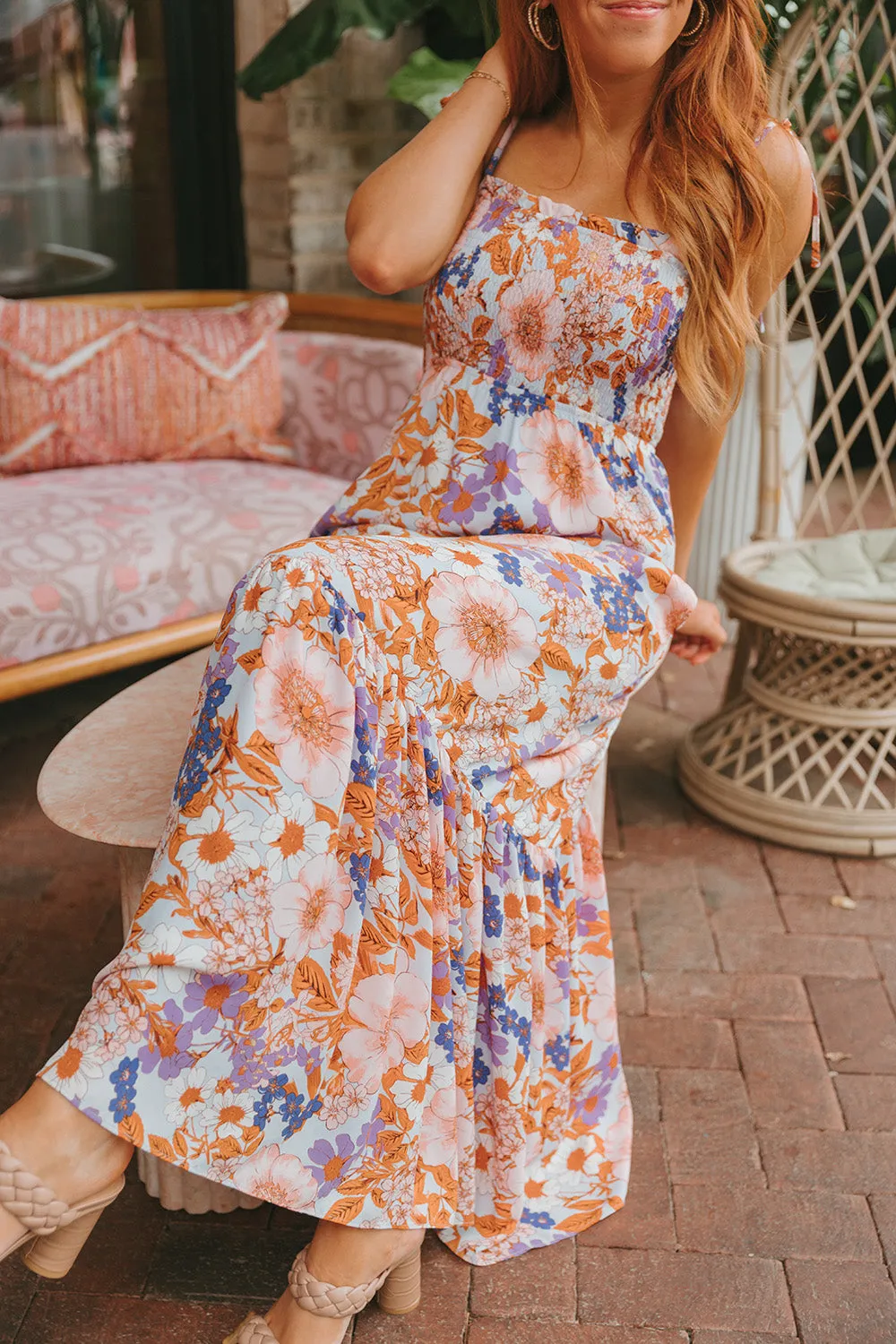 Kendra Tie Shoulder Maxi Dress - Hippie Hollow sold by Buddy Love product image thumbnail 2