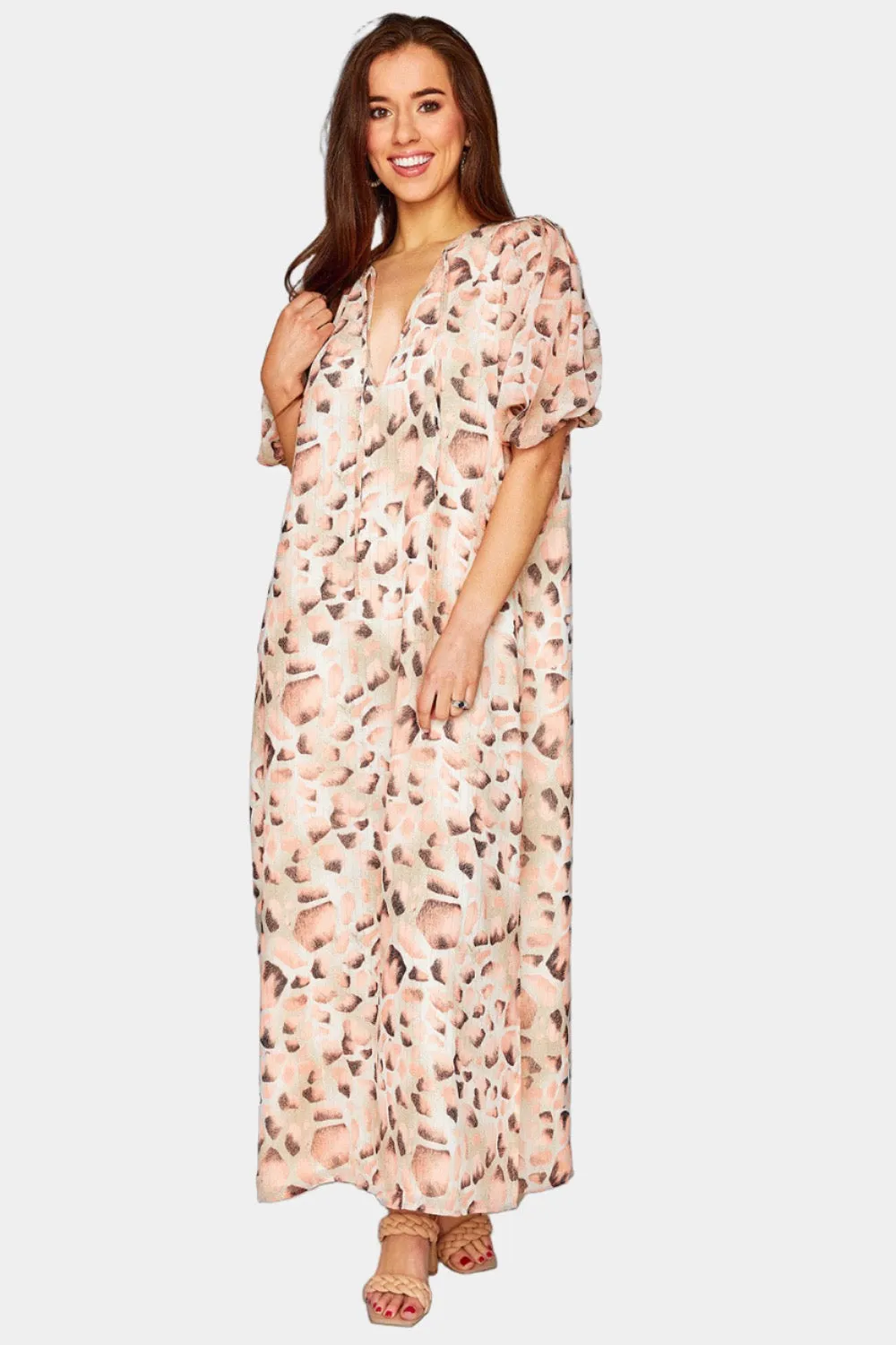 Pamela Caftan Maxi Dress - Shell sold by Buddy Love product image thumbnail 4