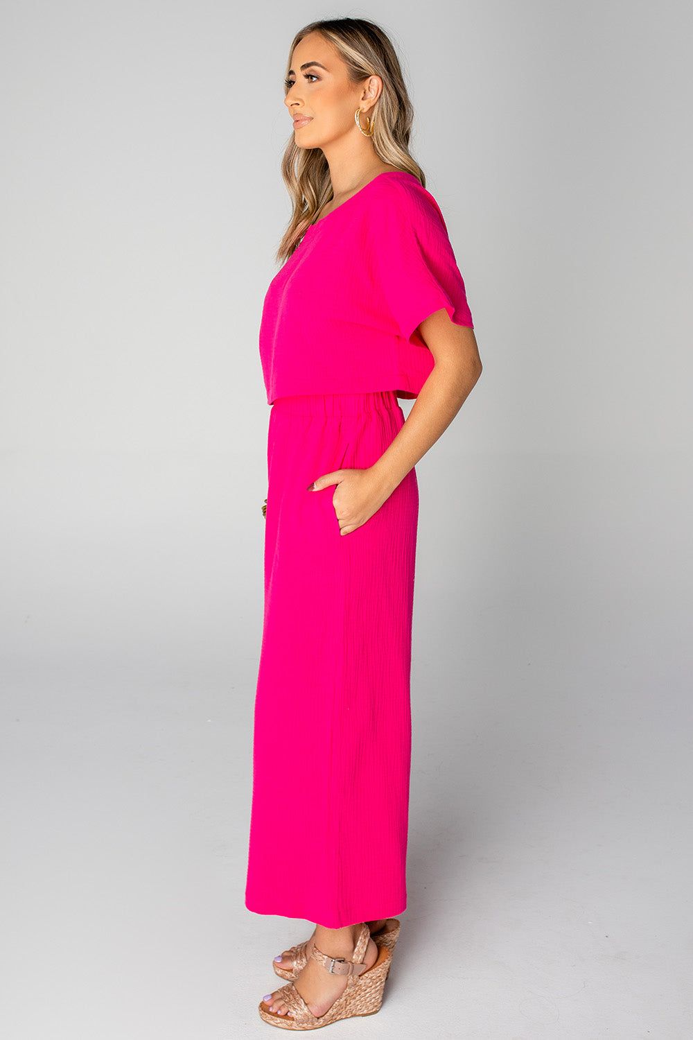 BuddyLove Margot Two-Piece Set - Hot Pink sold by Buddy Love product image thumbnail 3