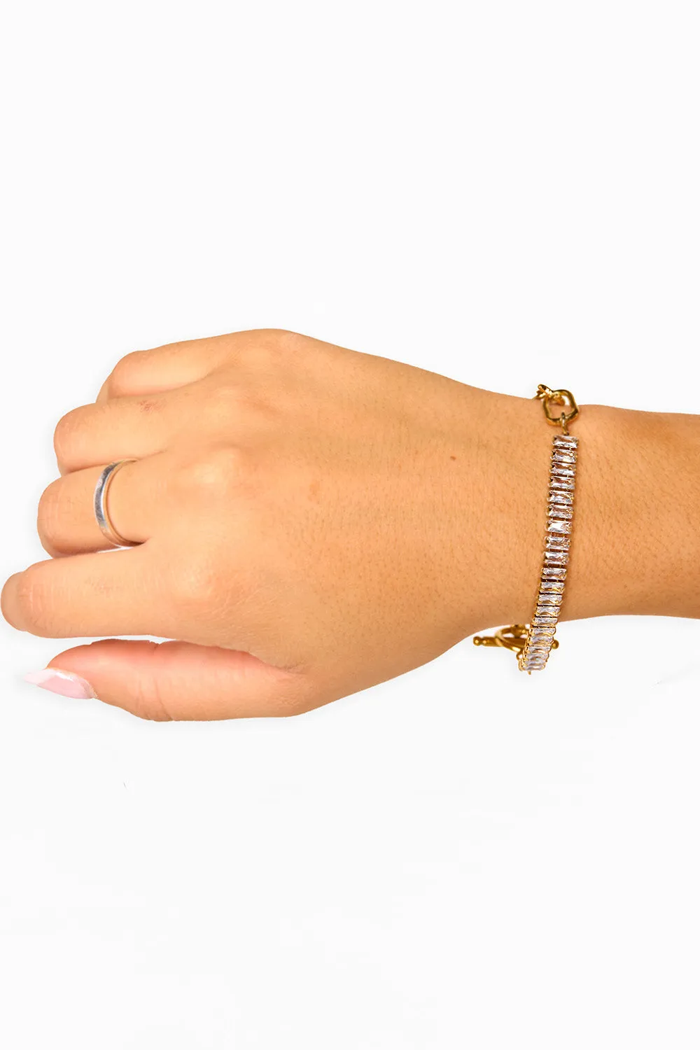Gold Plated Link Bracelet sold by Buddy Love product image thumbnail 2