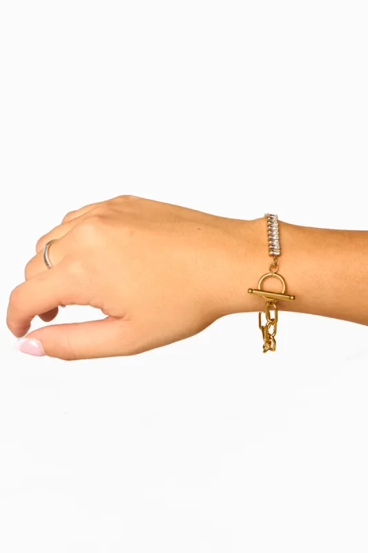 Gold Plated Link Bracelet sold by Buddy Love