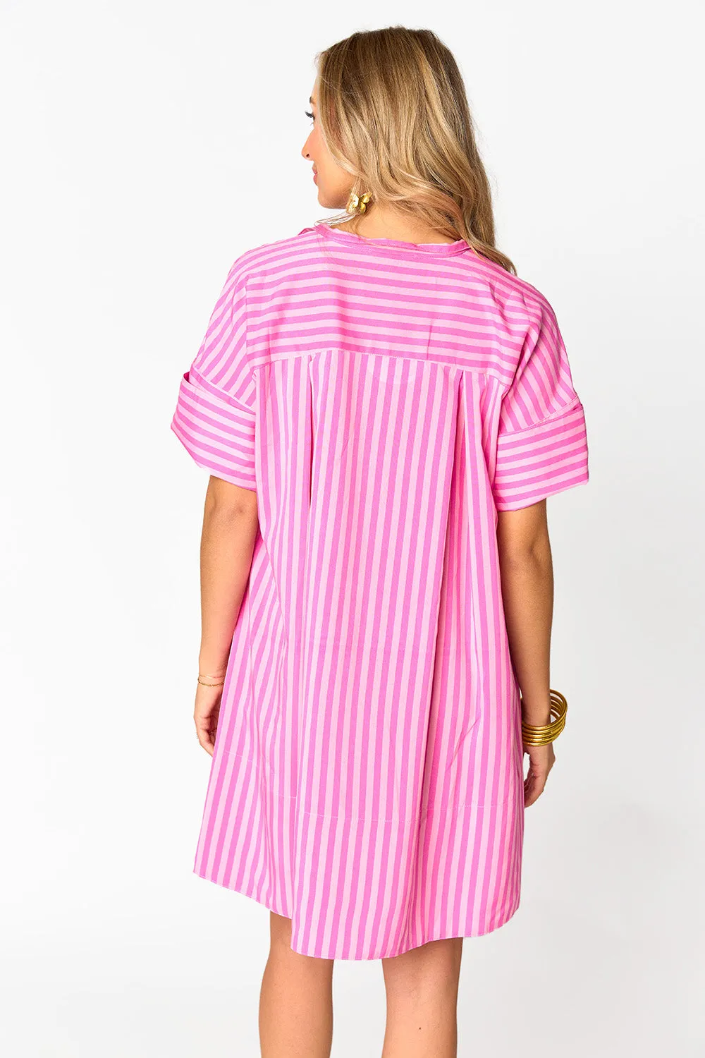 Stevie Shirt Dress - Bubble Gum sold by Buddy Love product image thumbnail 5