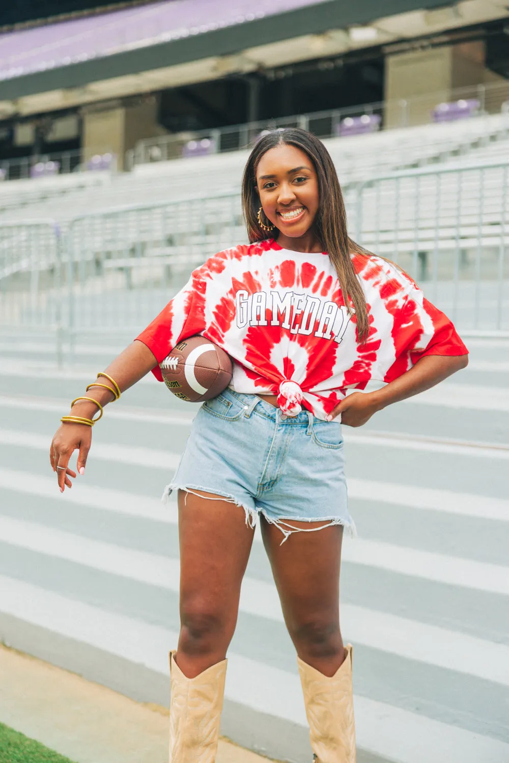 BuddyLove Riff Oversized Graphic Tie-Dye Tee - Gameday sold by Buddy Love product image thumbnail 5