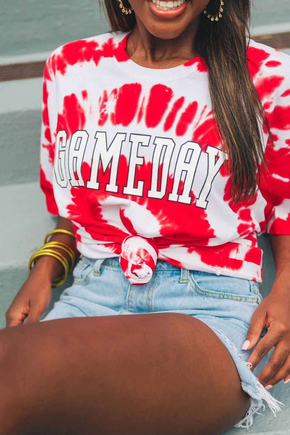 BuddyLove Riff Oversized Graphic Tie-Dye Tee - Gameday sold by Buddy Love product image thumbnail 2