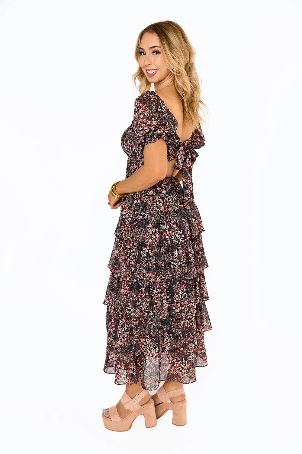 Marlee Short Sleeve Maxi Dress - Siren sold by Buddy Love product image thumbnail 4
