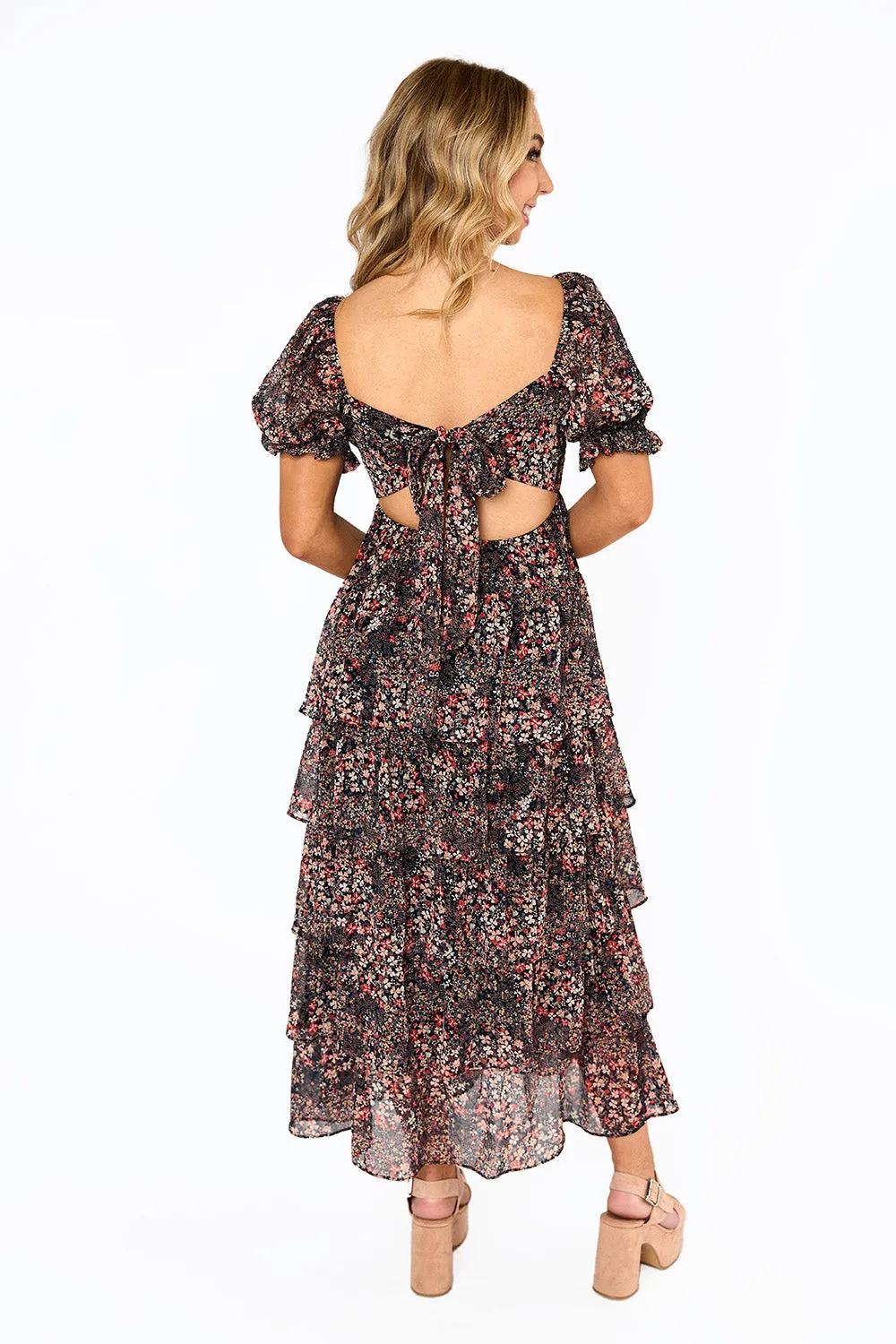 Marlee Short Sleeve Maxi Dress - Siren sold by Buddy Love product image thumbnail 5