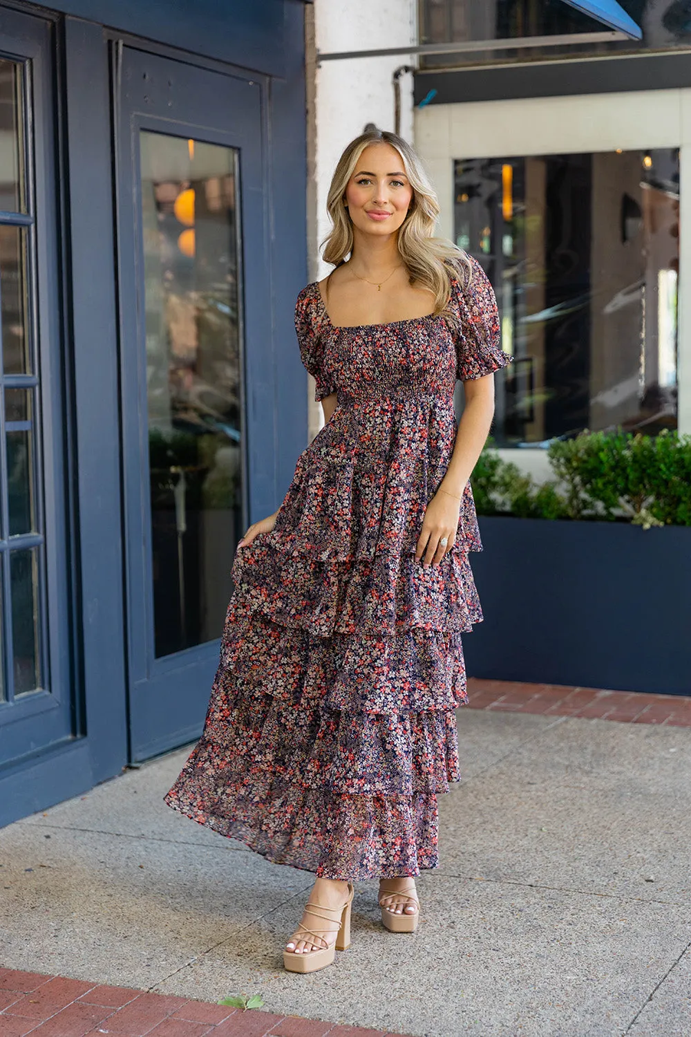 Marlee Short Sleeve Maxi Dress - Siren sold by Buddy Love product image thumbnail 3